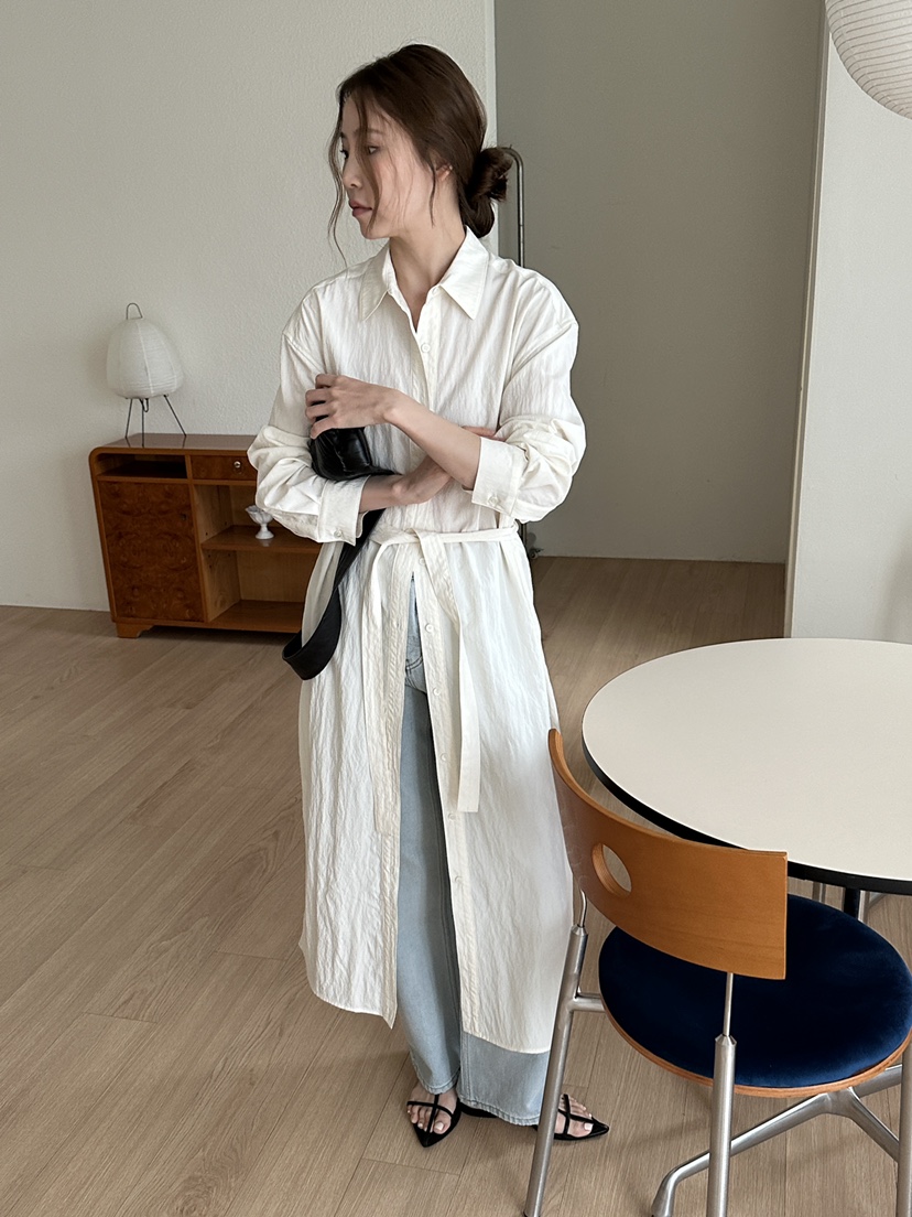 JEONG GAM STUDIOS韓國直郵實拍女士新品26春夏連衣裙含腰帶JEONG GAM STUDIOS連衣裙