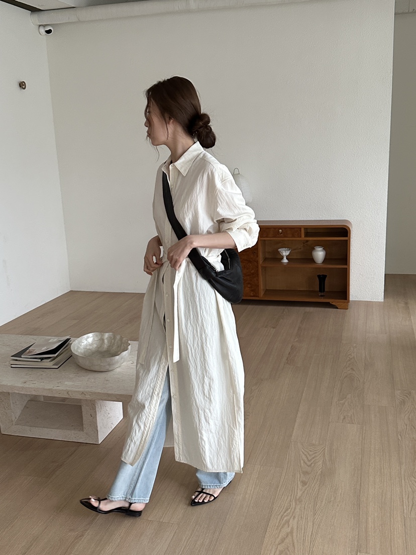 JEONG GAM STUDIOS韓國直郵實拍女士新品26春夏連衣裙含腰帶JEONG GAM STUDIOS連衣裙