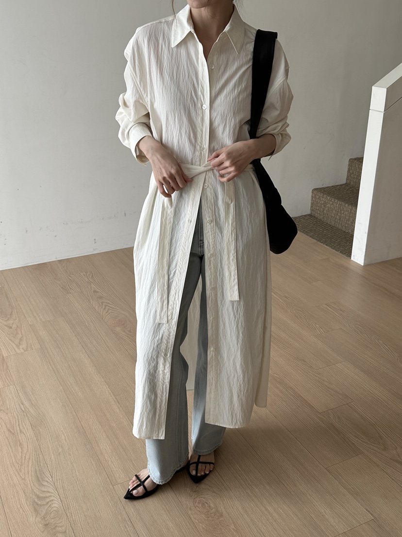 JEONG GAM STUDIOS韓國直郵實拍女士新品26春夏連衣裙含腰帶JEONG GAM STUDIOS連衣裙