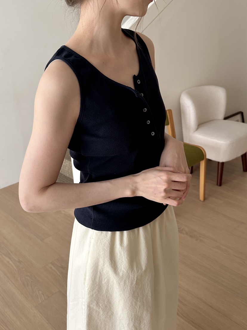 JEONG GAM STUDIOS韓國代購女裝新品休閑人氣職業吊帶背心JEONG GAM STUDIOS吊帶/背心