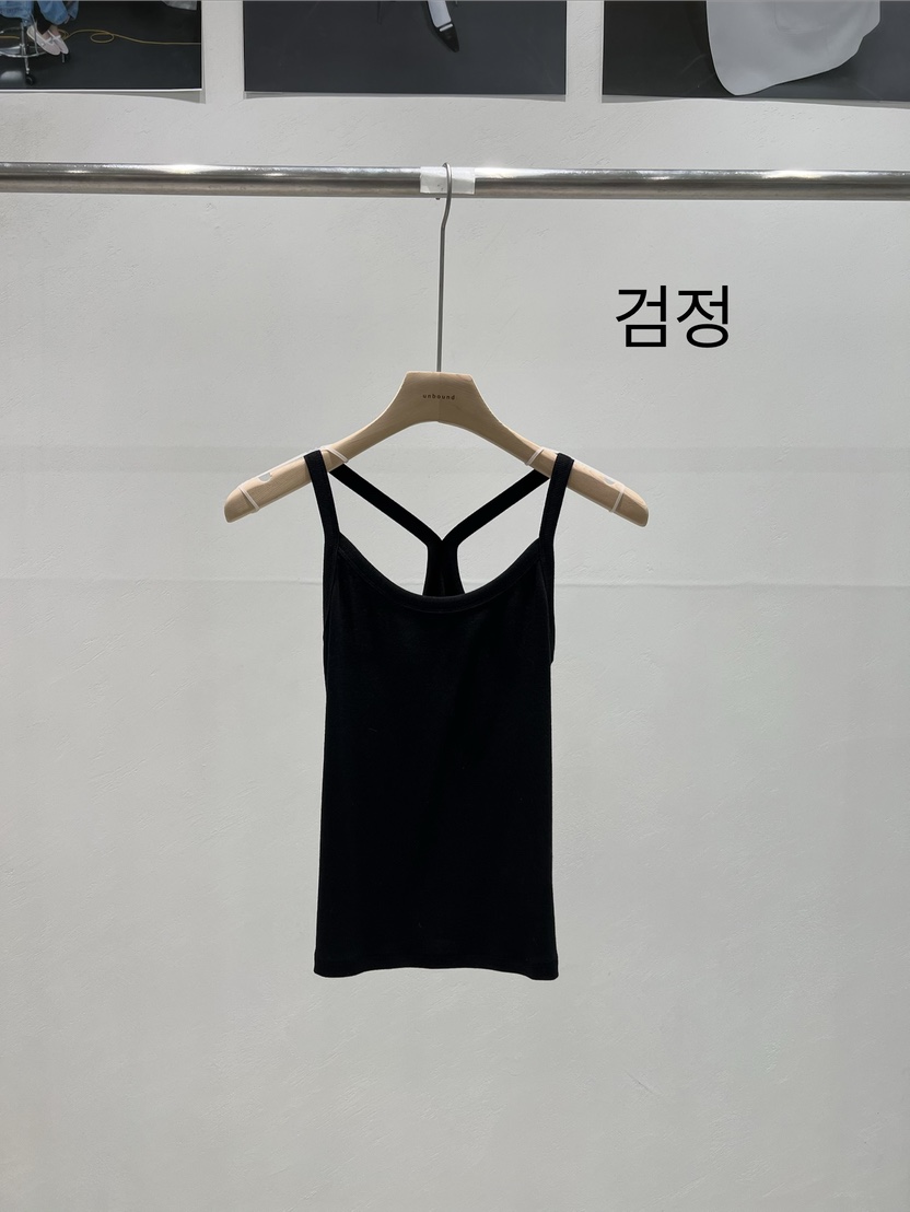 UNBOUND韓國直郵實拍女裝新品推薦時尚休閑26春夏吊帶背心UNBOUND吊帶/背心圖色6黑色