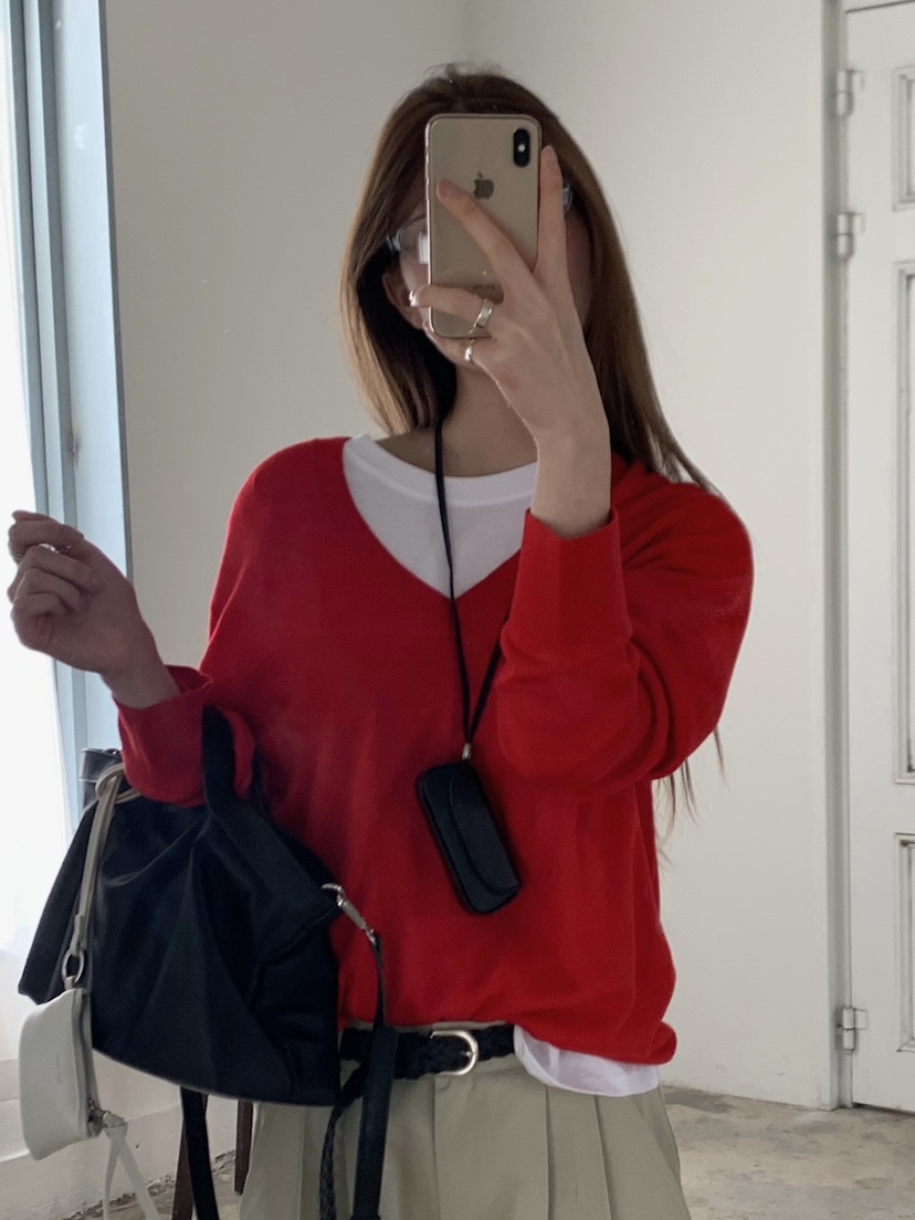 UNBOUND韓國東大門直郵女裝新款熱賣26春夏人氣針織衫絲綢UNBOUND針織衫