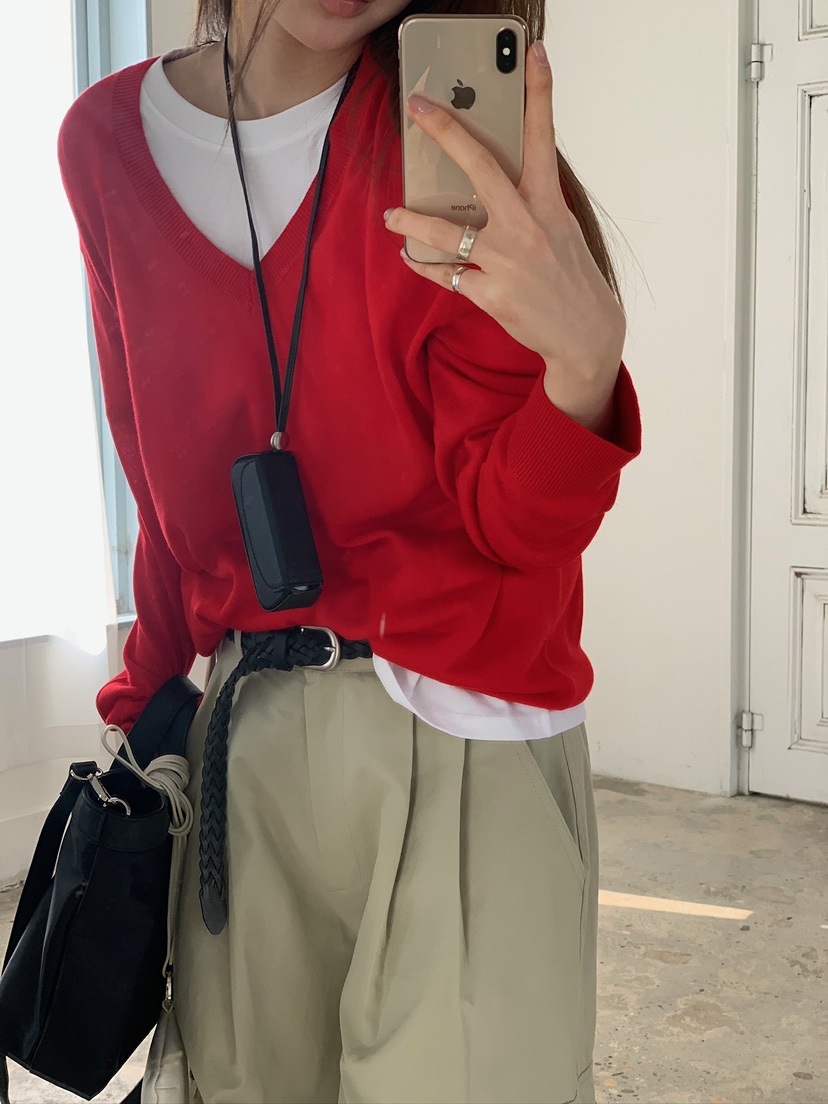 UNBOUND韓國東大門直郵女裝新款熱賣26春夏人氣針織衫絲綢UNBOUND針織衫