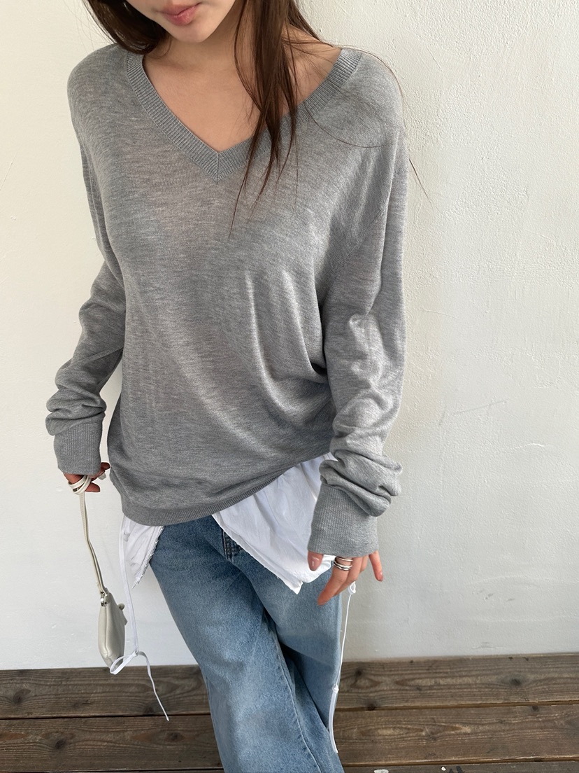 UNBOUND韓國東大門直郵女裝新款熱賣26春夏人氣針織衫絲綢UNBOUND針織衫