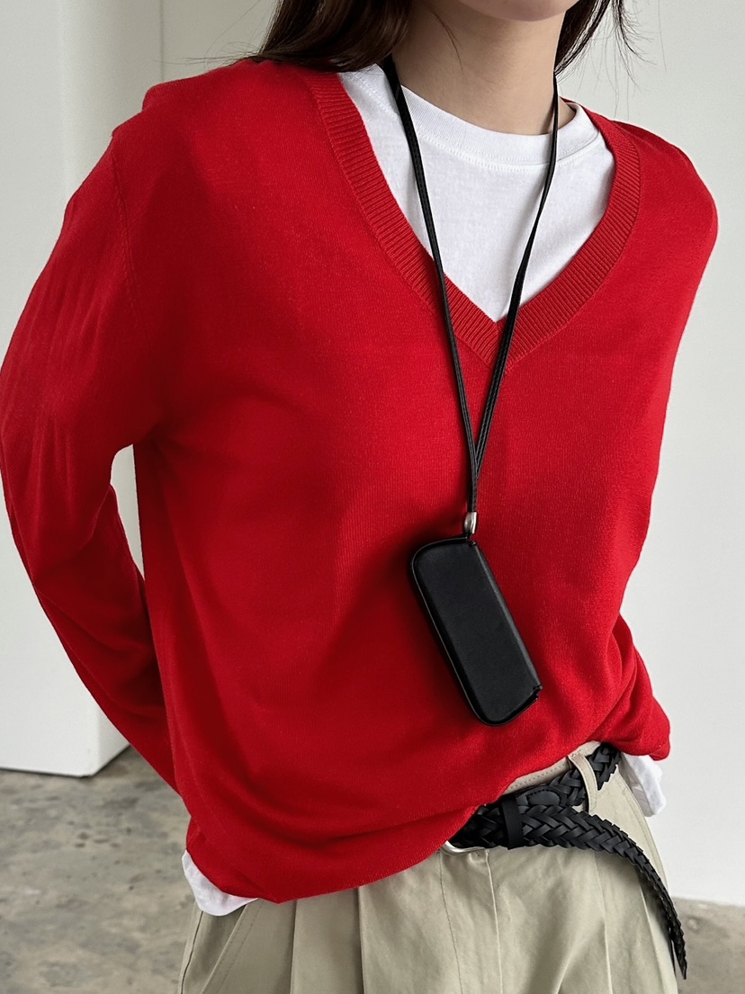 UNBOUND韓國東大門直郵女裝新款熱賣26春夏人氣針織衫絲綢UNBOUND針織衫圖色1