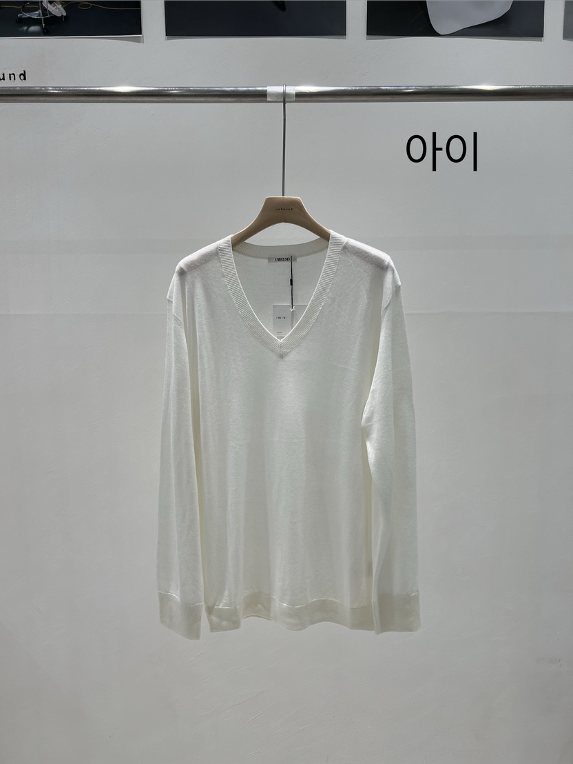 UNBOUND韓國東大門直郵女裝新款熱賣26春夏人氣針織衫絲綢UNBOUND針織衫圖色2