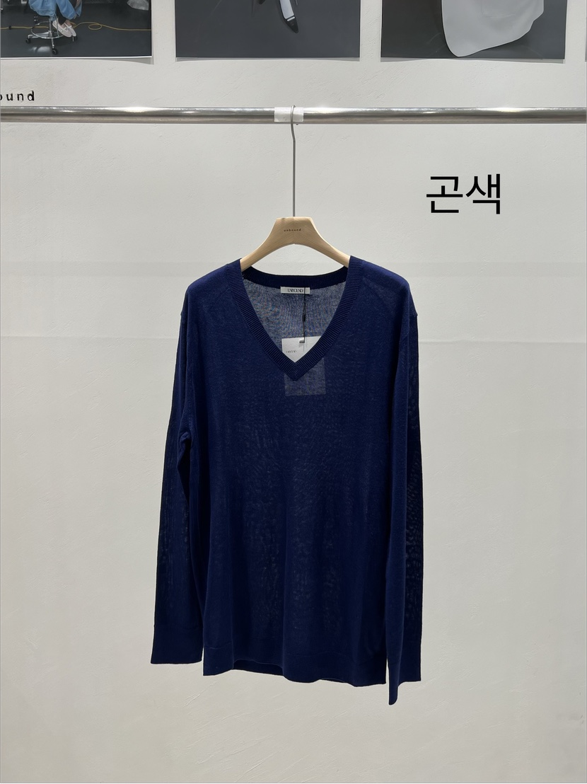 UNBOUND韓國東大門直郵女裝新款熱賣26春夏人氣針織衫絲綢UNBOUND針織衫圖色3