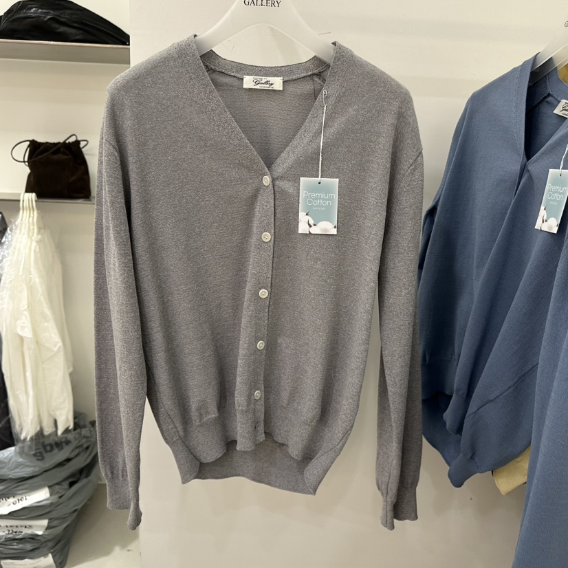 GALLERY-P韓國直郵實拍女裝新品時尚職業26春夏針織衫V領開衫GALLERY-P針織衫圖色4