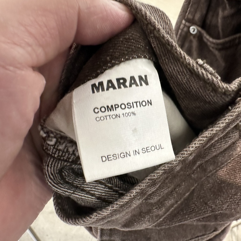 MARAN-P韓國直郵女士新款休閑熱賣時尚26春夏人氣牛仔褲MARAN牛仔褲