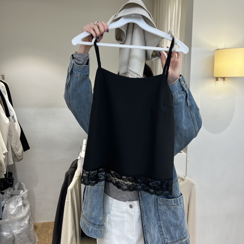 JINSIM韓國直郵實拍女裝新品熱賣人氣時尚推薦吊帶背心蕾絲JINSIM吊帶/背心