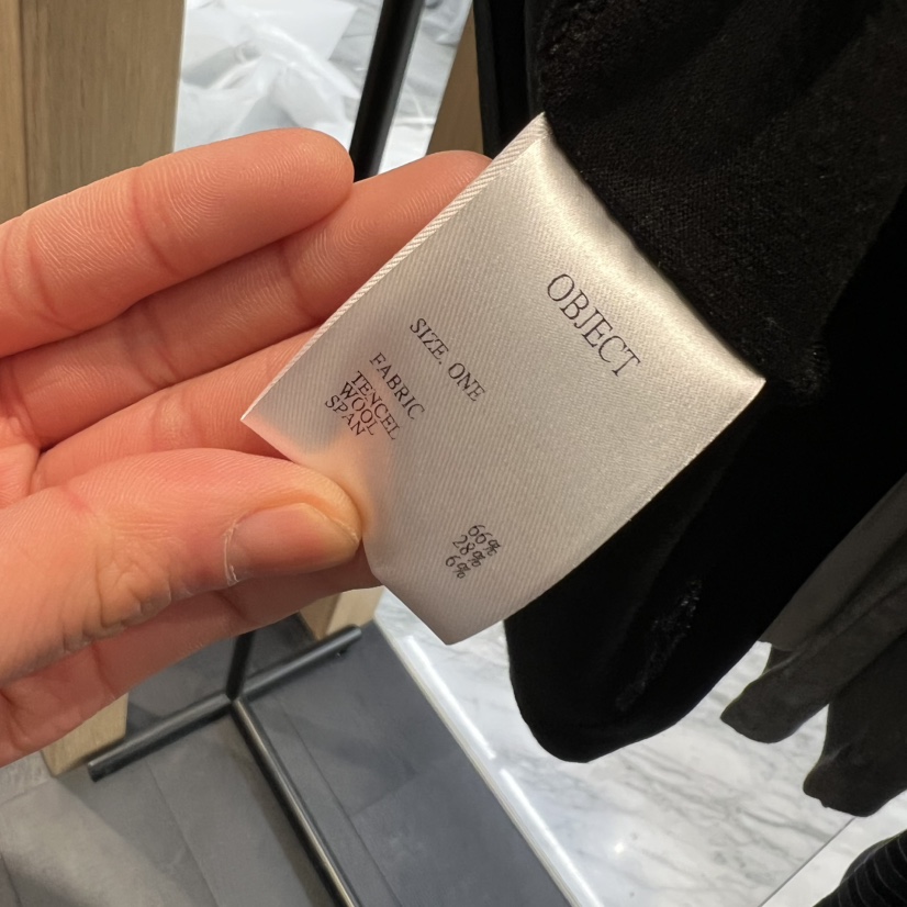 OBJECT韓國東大門直郵女裝新品休閑人氣職業T恤羊毛混紡寬松OBJECTT恤