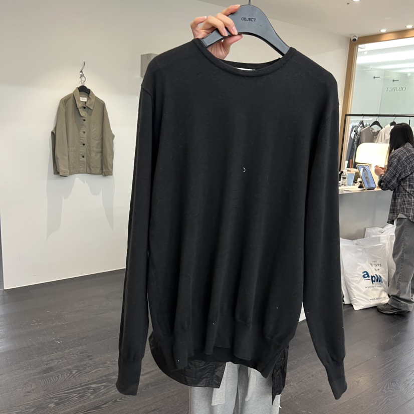 OBJECT韓國直郵實拍女士新款職業推薦26春夏時尚休閑針織衫OBJECT針織衫圖色2