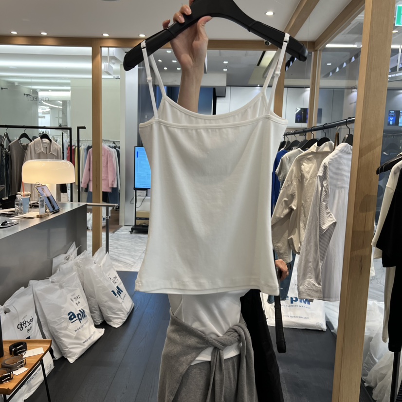 OBJECT韓國直郵女裝新品熱賣推薦休閑職業時尚26春夏吊帶背心OBJECT吊帶/背心