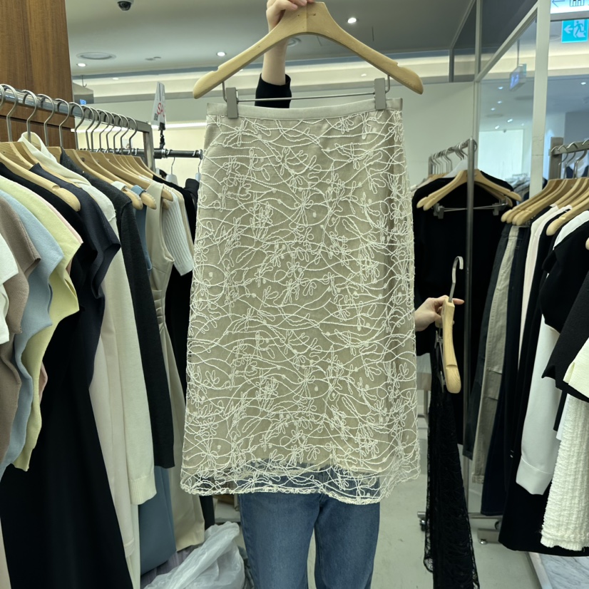 MER韓國直郵實拍女士新品26春夏推薦人氣時尚半身裙中短裙MER/ANGELO BIANCO半身裙/中短裙圖色1