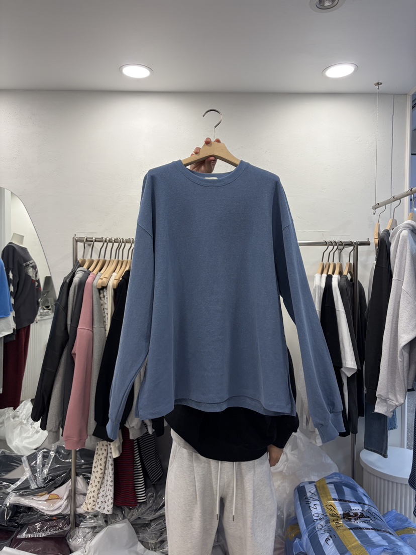 DELICATE韓國東大門直郵女士新款休閑人氣時尚職業長袖T恤DELICATE長袖T恤圖色2