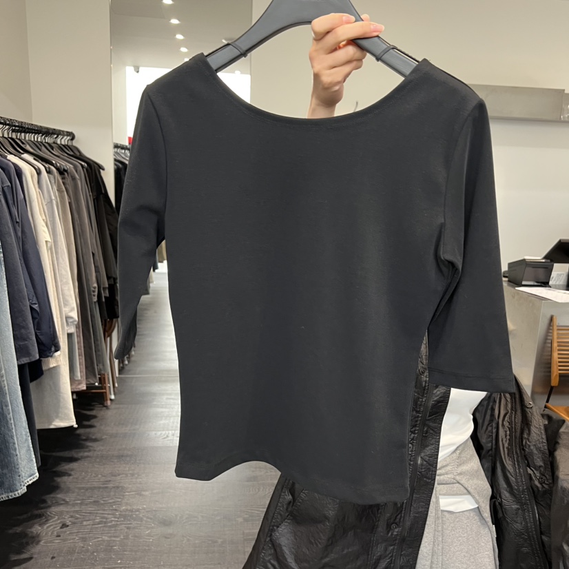 OBJECT韓國直郵實拍女裝新品時尚推薦熱賣26春夏人氣T恤船領OBJECTT恤圖色1
