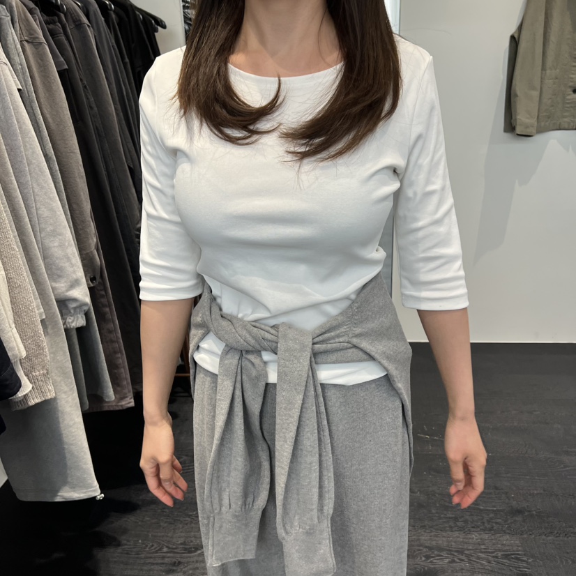 OBJECT韓國直郵實拍女裝新品時尚推薦熱賣26春夏人氣T恤船領OBJECTT恤圖色3