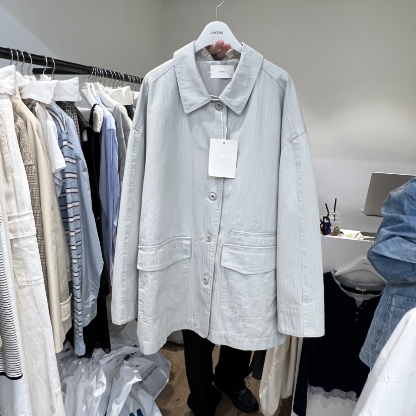 JINSIM韓國直郵實拍女裝新品熱賣26春夏推薦職業休閑夾克JINSIM夾克圖色2