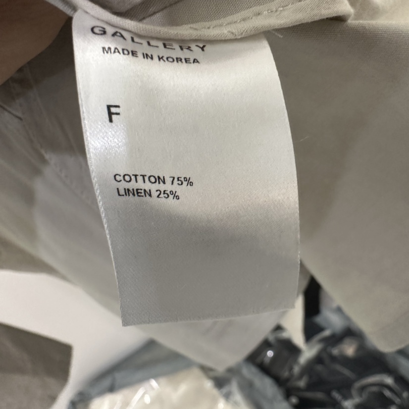 GALLERY-P韓國代購女裝新品熱賣職業推薦26春夏夾克亞麻GALLERY-P夾克