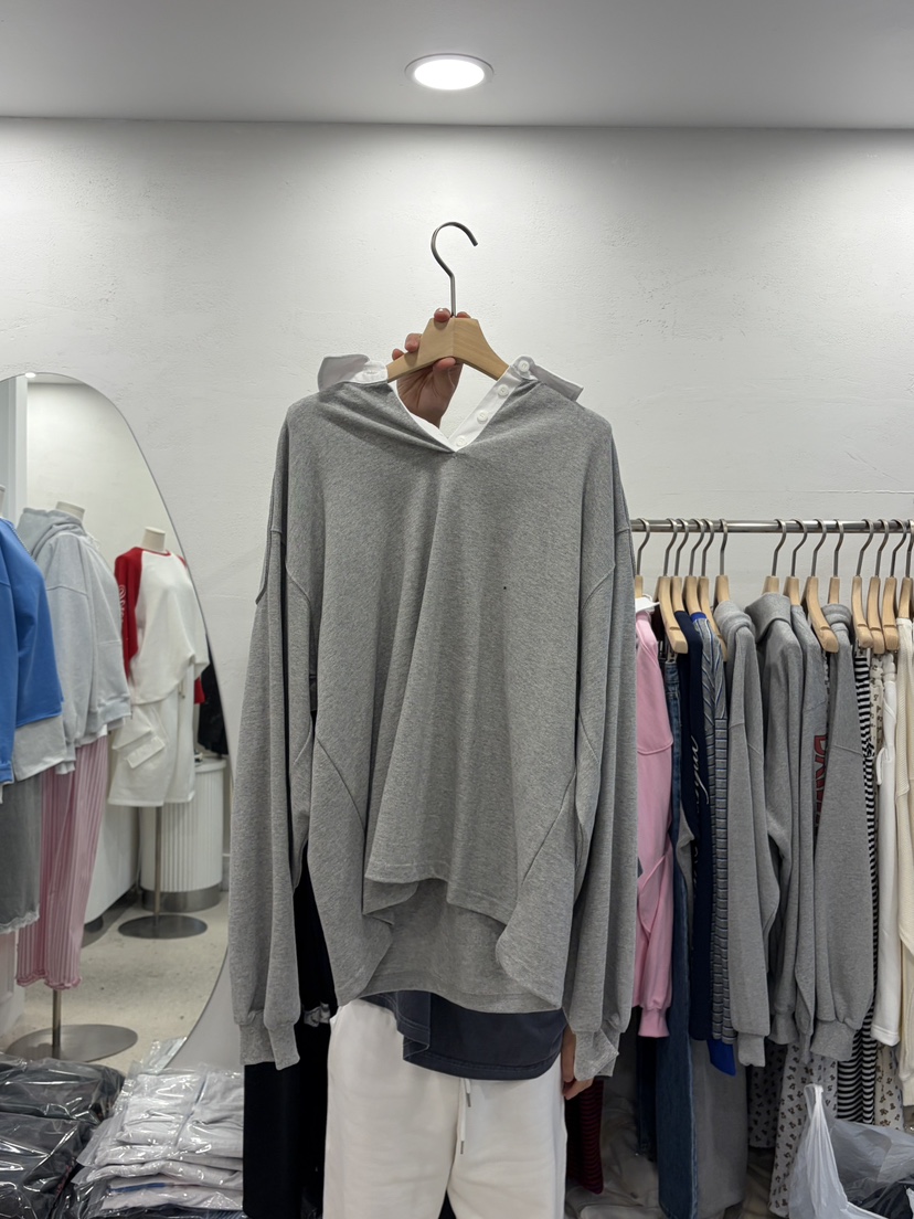 DELICATE韓國東大門直郵女士新品推薦人氣26春夏休閑長袖T恤DELICATE長袖T恤圖色2