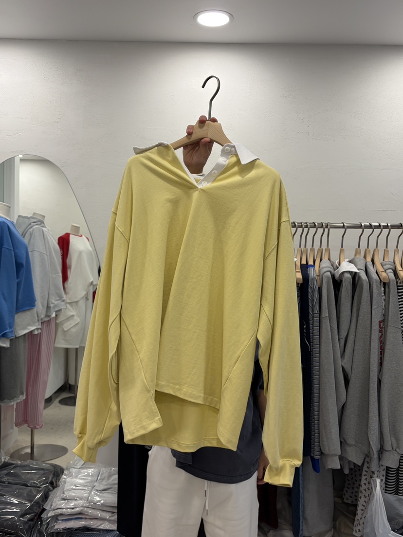 DELICATE韓國東大門直郵女士新品推薦人氣26春夏休閑長袖T恤DELICATE長袖T恤圖色3