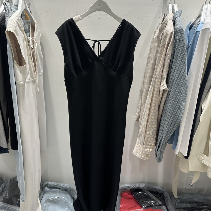 THE SECOND GROW/QUEENSRABBIT韓國東大門直郵女裝新品職業連衣裙長款THE SECOND GROW/QUEENSRABBIT連衣裙圖色2