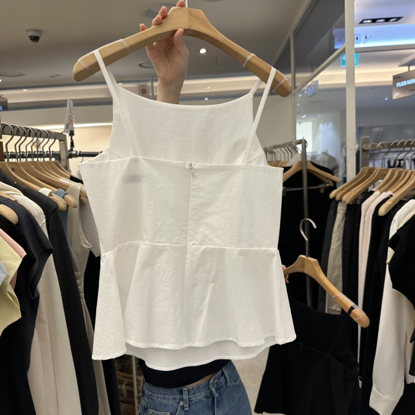 MER韓國東大門直郵女士新品休閑職業推薦熱賣26春夏吊帶背心MER/ANGELO BIANCO吊帶/背心