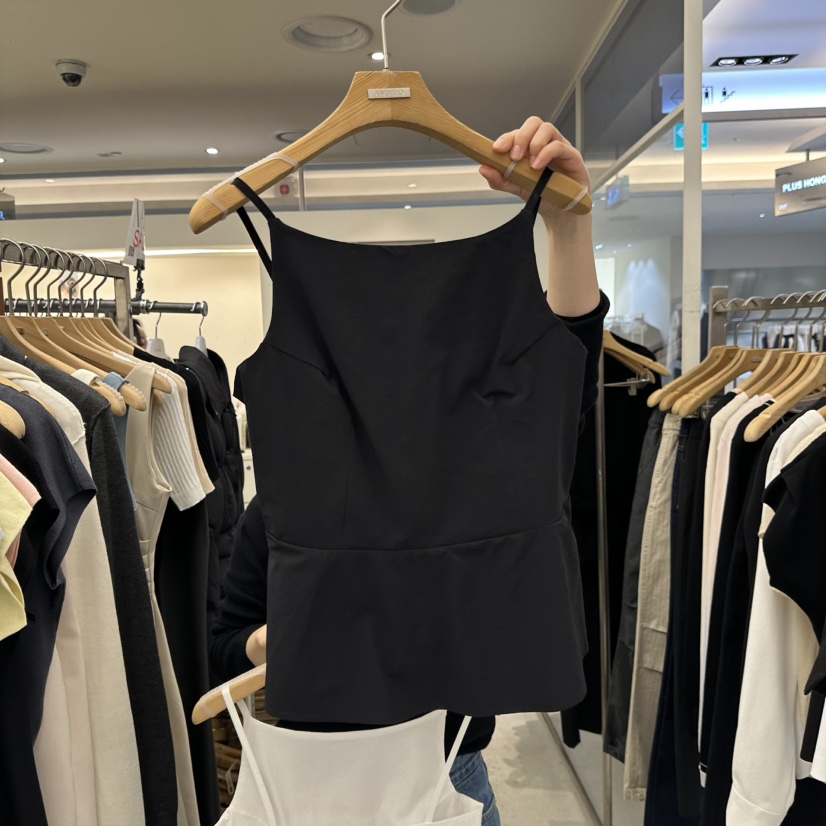 MER韓國東大門直郵女士新品休閑職業推薦熱賣26春夏吊帶背心MER/ANGELO BIANCO吊帶/背心圖色2