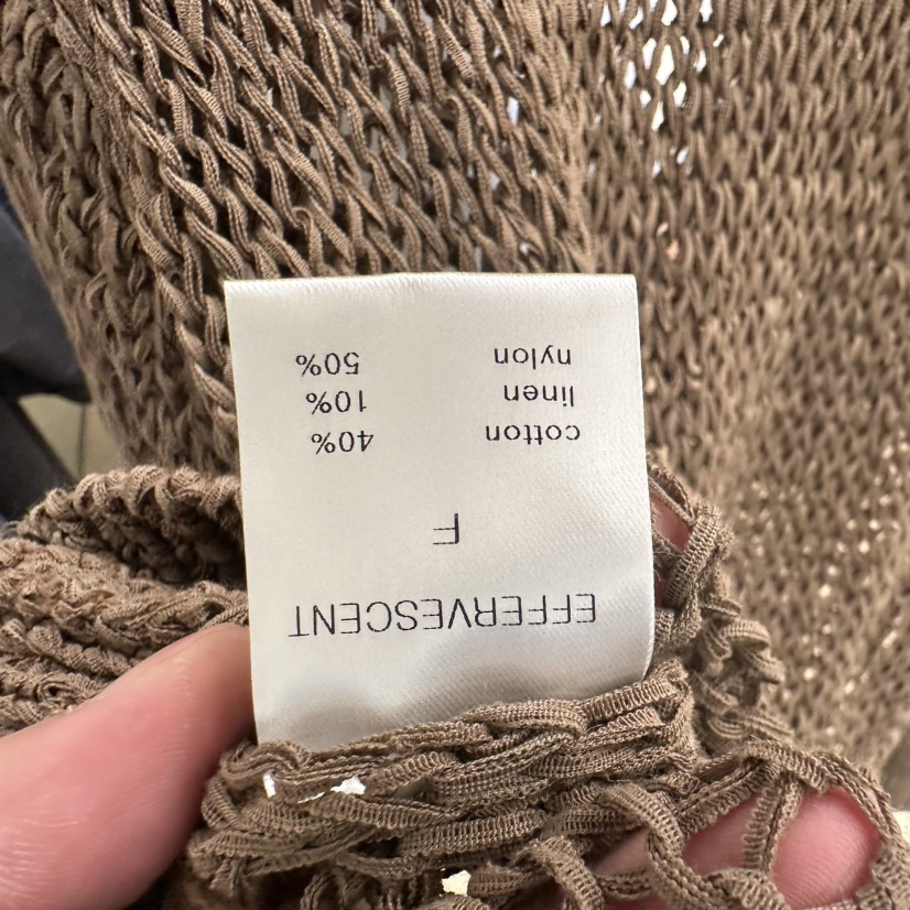 EFFERVESCENT韓國東大門直郵女士新款職業休閑針織衫亞麻布evc/effervescent針織衫