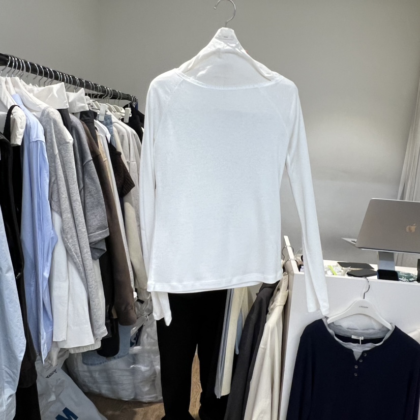 JINSIM韓國直郵實拍女裝新款熱賣職業推薦26春夏休閑長袖T恤JINSIM長袖T恤圖色1