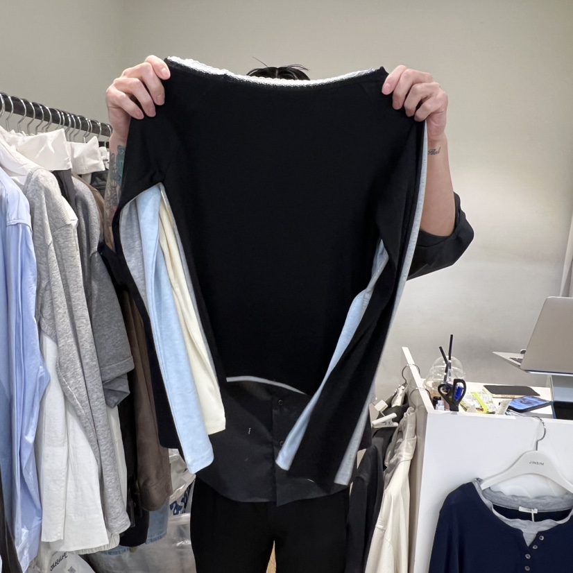 JINSIM韓國直郵實拍女裝新款熱賣職業推薦26春夏休閑長袖T恤JINSIM長袖T恤圖色3