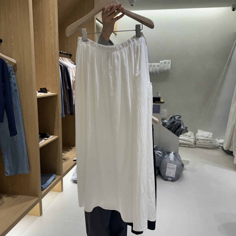 MILLIF韓國直郵女裝新款職業休閑熱賣人氣推薦26春夏長裙柔軟MILLIF長裙