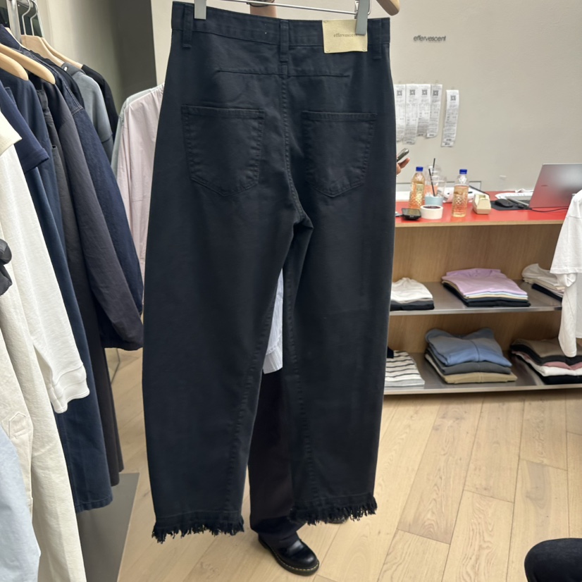 EFFERVESCENT韓國代購女裝新款熱賣休閑26春夏職業休閑褲evc/effervescent休閑褲