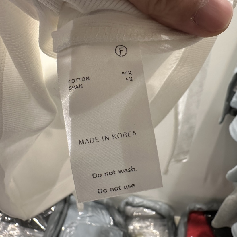 THE SECOND GROW/QUEENSRABBIT韓國東大門直郵女裝新品26春夏長袖T恤羅紋THE SECOND GROW/QUEENSRABBIT長袖T恤