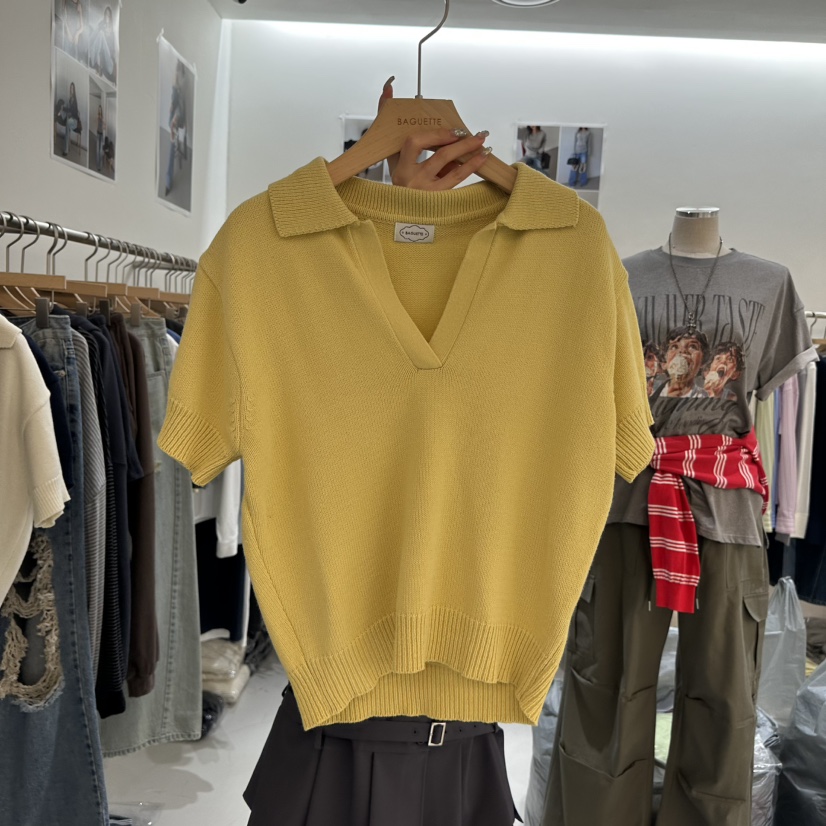 BAGUETTE-P韓國代購女士新款休閑熱賣職業推薦人氣針織衫BAGUETTE-P針織衫圖色4