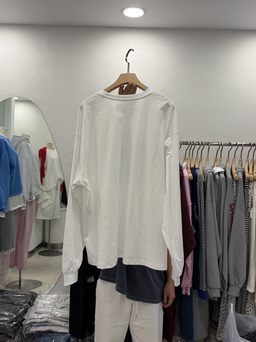 DELICATE韓國直郵女士新品休閑26春夏職業人氣熱賣長袖T恤DELICATE長袖T恤