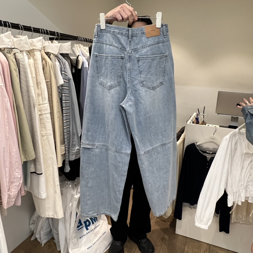 JINSIM韓國直郵女裝新款休閑人氣職業26春夏推薦熱賣牛仔褲JINSIM牛仔褲