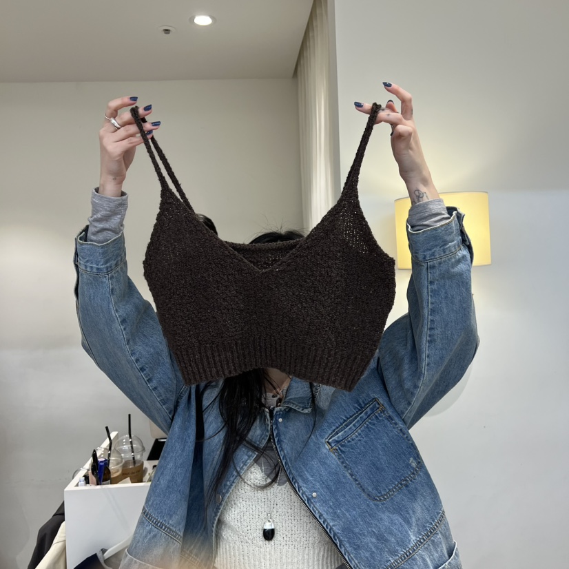 JINSIM韓國東大門直郵女裝新款休閑推薦時尚熱賣吊帶背心JINSIM吊帶/背心圖色1