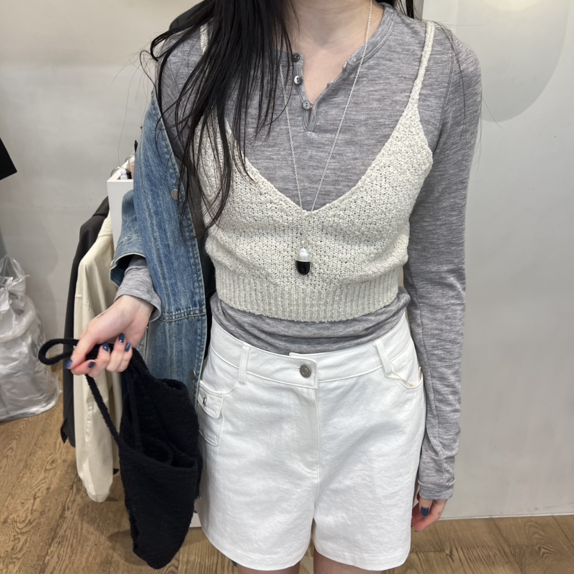 JINSIM韓國東大門直郵女裝新款休閑推薦時尚熱賣吊帶背心JINSIM吊帶/背心圖色3