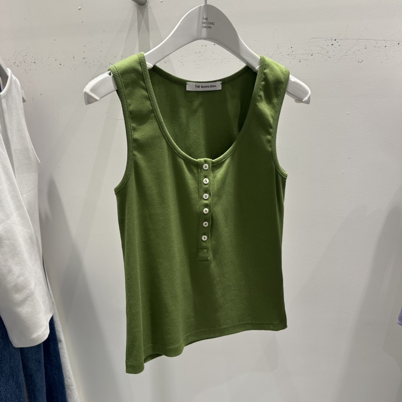 THE SECOND GROW/QUEENSRABBIT韓國直郵女裝新品26春夏吊帶背心THE SECOND GROW/QUEENSRABBIT吊帶/背心圖色2