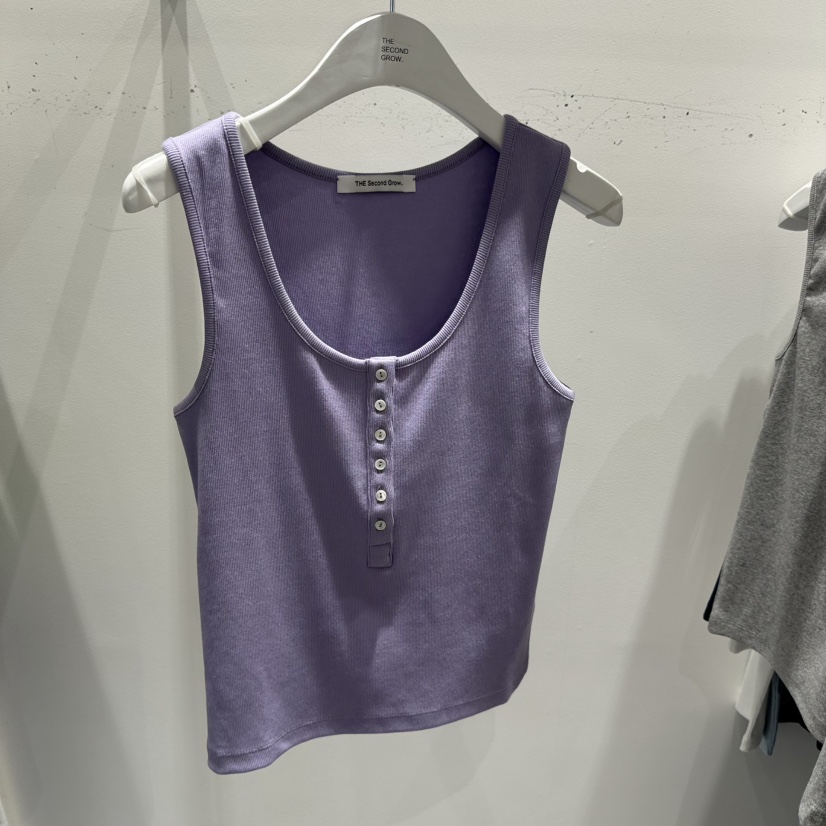 THE SECOND GROW/QUEENSRABBIT韓國直郵女裝新品26春夏吊帶背心THE SECOND GROW/QUEENSRABBIT吊帶/背心圖色3