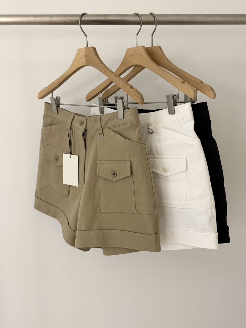 COMETE韓國東大門直郵女裝新款休閑時尚職業26春夏短褲工裝COMETE短褲