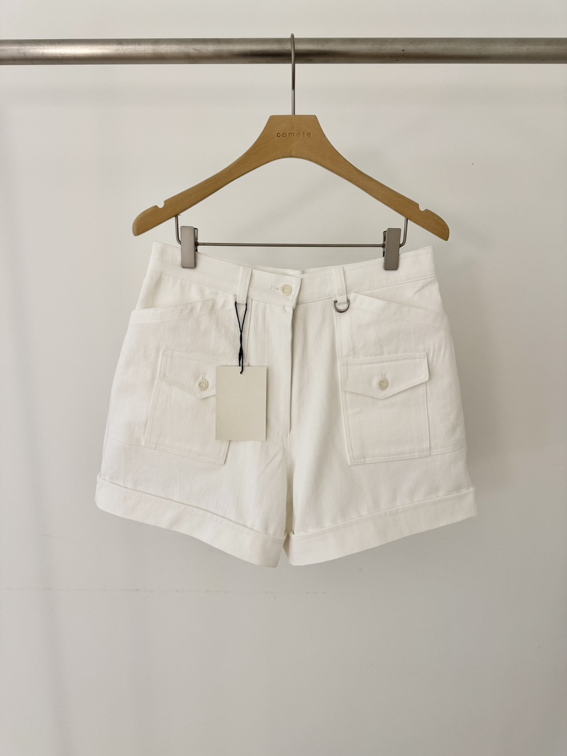 COMETE韓國東大門直郵女裝新款休閑時尚職業26春夏短褲工裝COMETE短褲圖色1