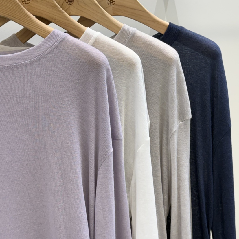 SELECT MARKET韓國直郵女士新品推薦熱賣26春夏休閑長袖T恤SELECT MARKET長袖T恤