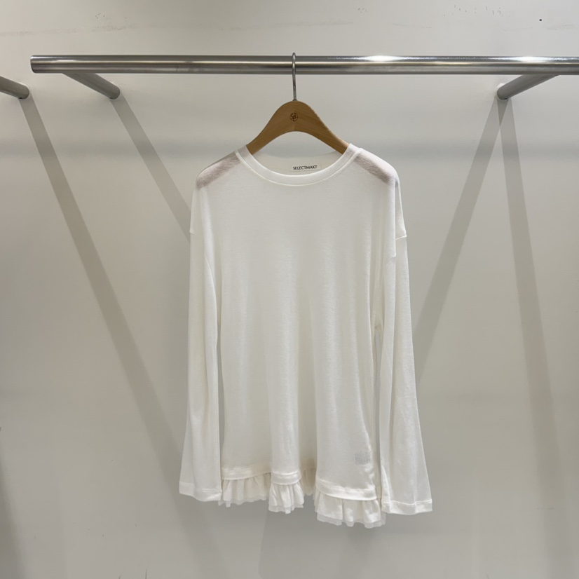 SELECT MARKET韓國直郵女士新品推薦熱賣26春夏休閑長袖T恤SELECT MARKET長袖T恤圖色2