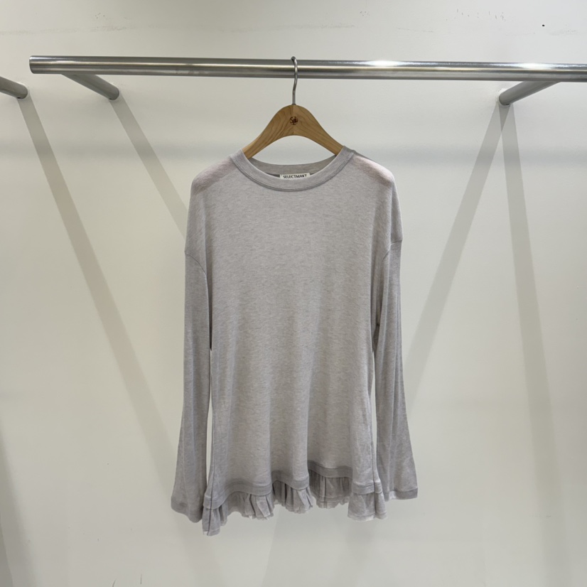 SELECT MARKET韓國直郵女士新品推薦熱賣26春夏休閑長袖T恤SELECT MARKET長袖T恤圖色3