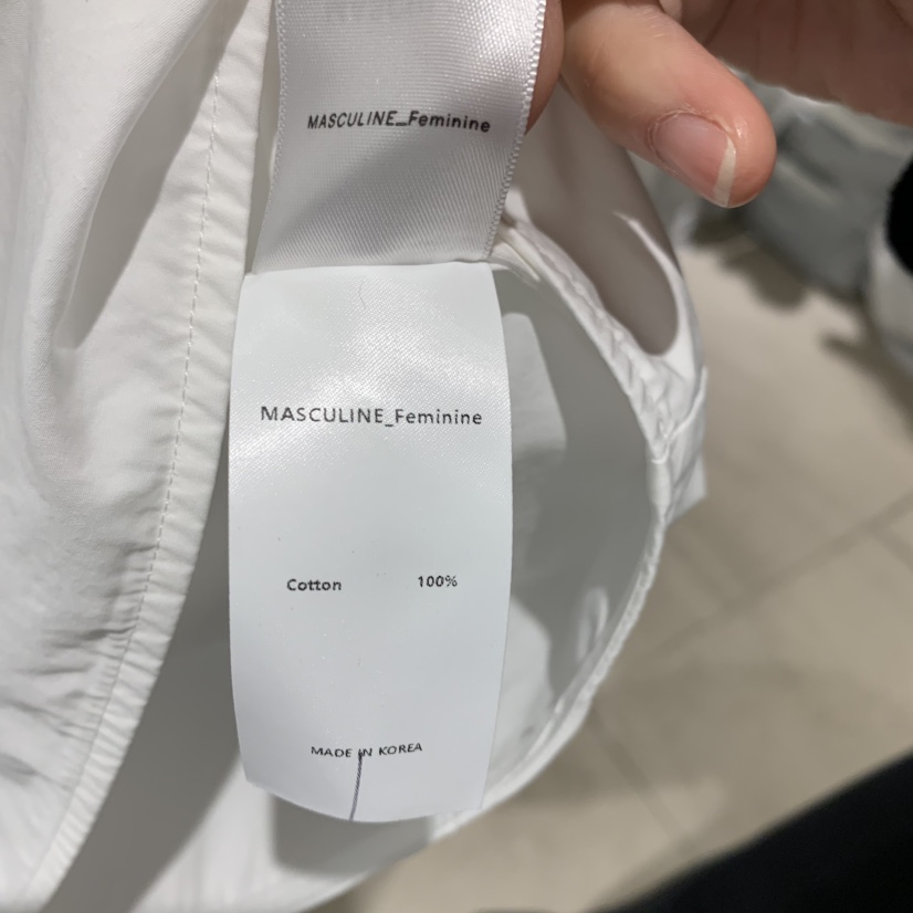 MASCULINE韓國直郵女士新款推薦人氣26春夏職業襯衫蕾絲衫MASCULINE襯衫/蕾絲衫