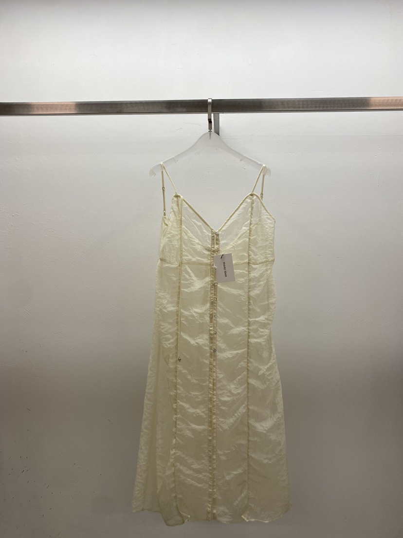 WEARABLE-L韓國直郵實拍女裝新品休閑26春夏連衣裙雪紡褶皺WEARABLE連衣裙圖色1