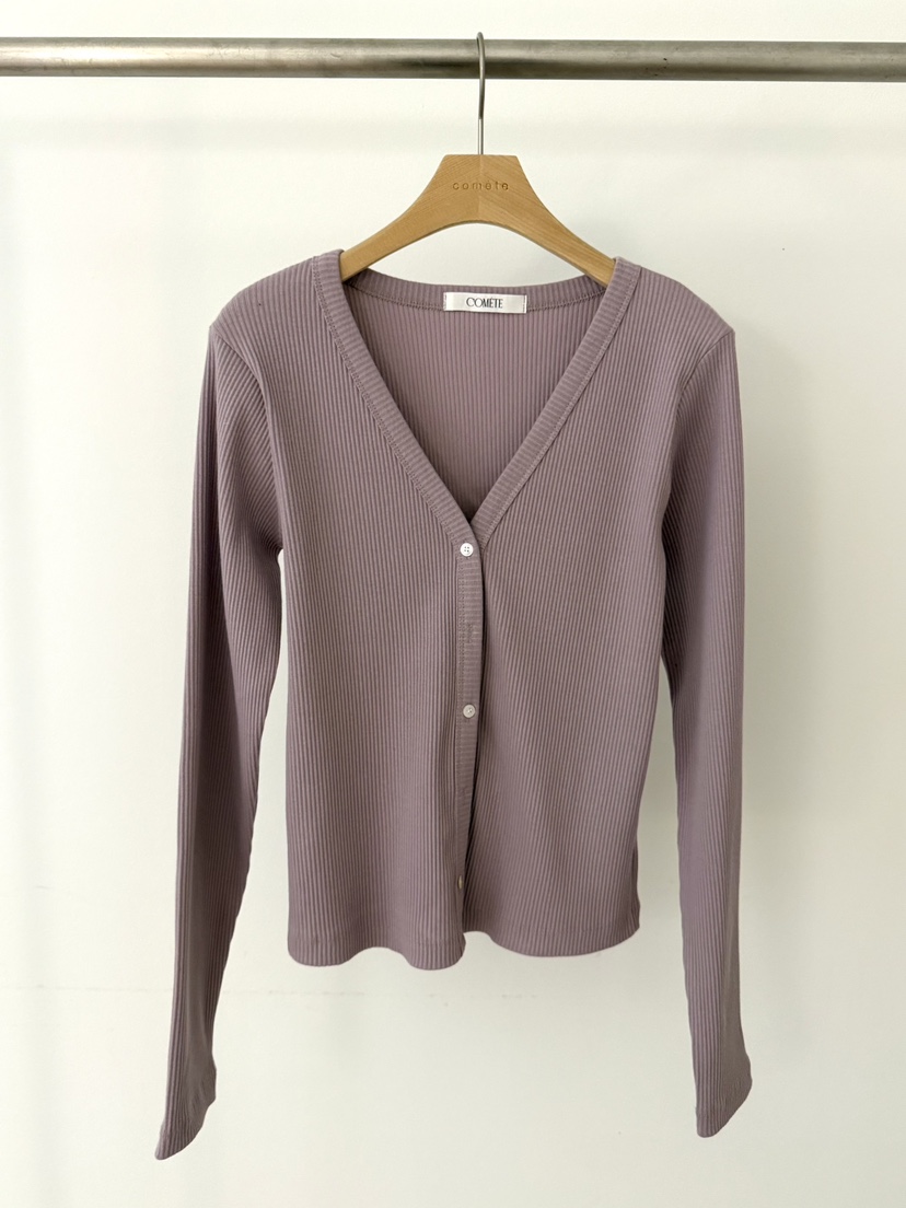 COMETE韓國東大門直郵女士新品熱賣職業時尚針織衫V領開衫COMETE針織衫圖色4