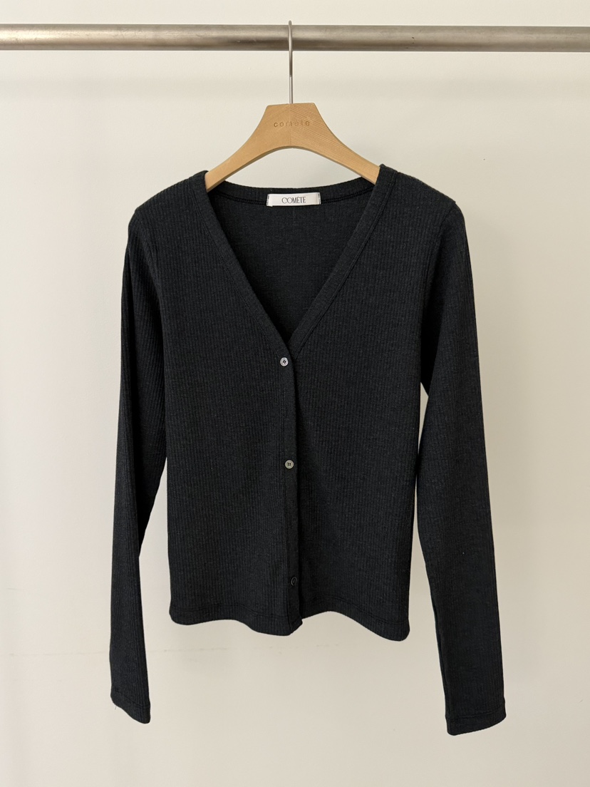 COMETE韓國東大門直郵女士新品熱賣職業時尚針織衫V領開衫COMETE針織衫圖色5